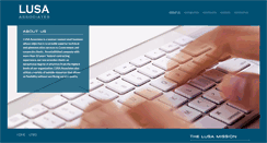 Desktop Screenshot of lusaassociates.com